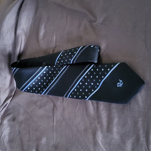 Dior Other - Dior Vintage Men's Tie Navy and Blue